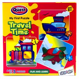 Skoodle Quest On Travel Time Puzzle Set of 3 - 15 pieces-10