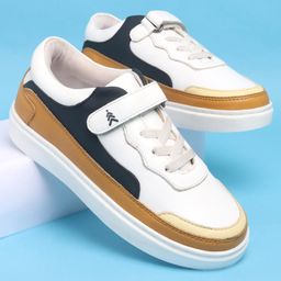 Pine Kids Casual Shoes With Velcro Closure - White-image-70