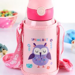 Cello Toddy Hot & Cold Stainless Steel Kids Water Bottle Pink - 500 ml-image-28