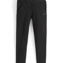 Honeyhap Premium Cotton Super Soft Stretchable Looper Full Length Solid  Jeggings with Bio Finish - Black-12