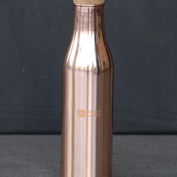 Indian Bartan Glossy Rounded Copper Bottle-image-42