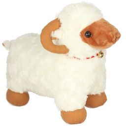 Tickles Cute Sheep Soft Stuffed Plush Animal Toy for Kids Birthday Gift (Size: 28 cm; Color: White)-5