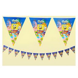 Funcart Spongy Bob Theme Banner - Multicolor-image-34