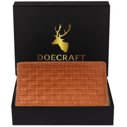 DOECRAFT Men Printed Leather Two Fold Wallet-11