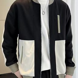 StyleCast x Revolte Men Colourblocked Tailored Jacket-36