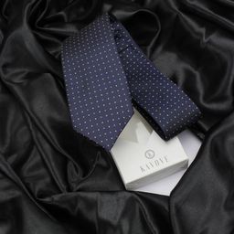 KOVOVE Men Blue Woven Design Broad Tie-picture-11
