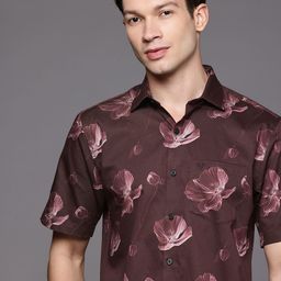 Allen Solly Pure Cotton Classic Fit Floral Printed Casual Shirt-image-25