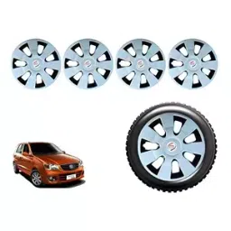 Auto Pearl WaSLBK05 R13 Press Type Wheel Hubcap with Retention Ring 33.02 cm (13 Inch) for Maruti Suzuki Alto K10 LXI CNG (Pack of 4 Pcs)-image-92