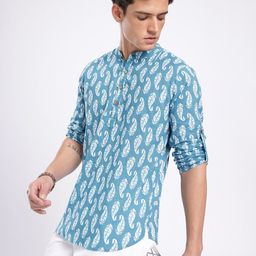 Anouk Rustic Paisley Printed Kurta-picture-47