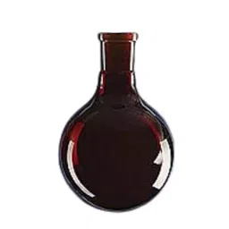 ABGIL Boiling Flask with Interchangeable Joint Round Bottom 1 L Amber Borosilicate Glass, FB-291-07-13