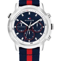 Tommy Hilfiger Sport Round Dial Men's Leather Watch - TH1792124W-picture-28