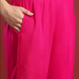 Anouk Ethnic Printed Kurta Set With Dupatta image 3