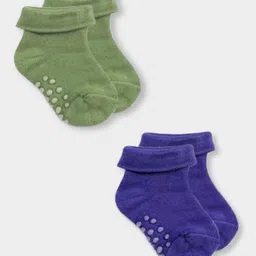 MiArcus Unisex Kids Pack Of 2 Printed Ankle Length Socks-13
