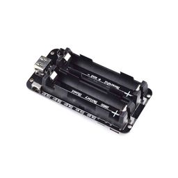 18650 Battery Shield 2 x 18650 Lithium Battery Shield V8 Mobile Power Expansion Board Module 5V/3A 3V/1A Micro USB for Arduino ESP32 ESP8266 - RS386518650 Battery Shield 2 x 18650 Lithium Battery Shield V8 Mobile Power Expansion Board Module 5V/3A 3V/1A Micro USB for Arduino ESP32 ESP8266 - RS3865-10