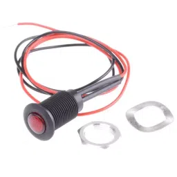 Oxley Red Panel Mount Indicator, 10.2 mm Mounting Hole Size, Lead Wires Termination, OXL/CLH/100/FL30/AL-picture-18