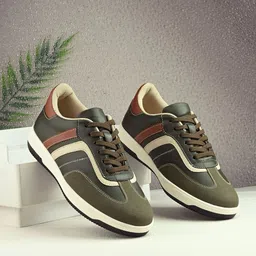 AfroJack Men Woven Design Sneakers-image-56