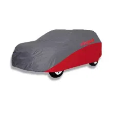 Elegant Grey & Red Water Resistant Car Body Cover for Grand I10 Nios-image-98