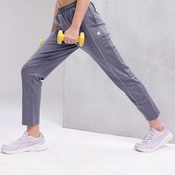 HRX by Hrithik Roshan Women Contrast Piping Rapid-Dry Training Track Pants-image-81