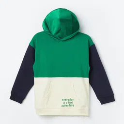 Fame Forever by Lifestyle Boys Colourblocked Hood Cotton Pullover Sweatshirt-picture-14