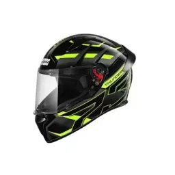 Studds N5 Black & Grey Large (580 mm) Full Face Helmet, Thunder D6 Decor-16