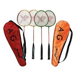 AXG Thrasher Set Of 4 With Covers Strung Badminton Racquet -Multicolor-20