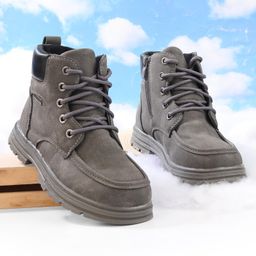 Cute Walk by Babyhug Winter Boots with Lace up Closure - Grey-image-62