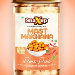 SnaXup Roasted Mast Makhana - Peri Peri 80 g-13
