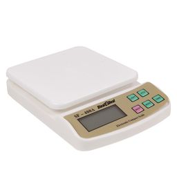 Stealodeal 2 gm to 10 kg Digital Kitchen Multipurpose With Adapter Weighing Scale - White image 2