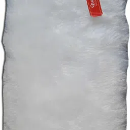 White fur fabric for Baby & Product Photoshoot, Soft toy craft, Home decor-picture-2