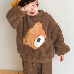 Lugo Unisex Kids Printed Night suit-image-92