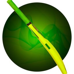 CLOVERBYTE 5 No. Size Cricket Bat - Neon Green image 3