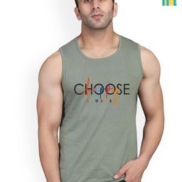 SLOWLORIS Pack of 2 Printed Combed Cotton Vest VSL26 CMB(CHS LGTGREEN)(LOUD YELLOW)-image-93
