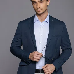 Theme Men Solid Slim Fit Blazer-9
