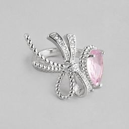 DressBerry Stone Studded Finger Ring-image-71