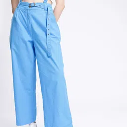glitchez Women Street Savvy Wide Leg Baggy Pleated Trousers-picture-12
