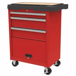 Westward Rolling Tool Cabinet Red Light Duty, 31CE55-46