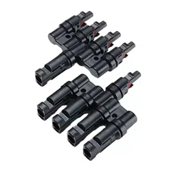 Sunxo 4 In 1 MC4 Copper Metal Pin Male & Female Connector for Solar Panel-30