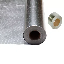 SUNPRO 46.4 Sq.m (500 Sq.Ft) Green Energy Radiant Barrier Insulation with Aluminum Foil Tape, ANWA_P_FSK_1 (Pack of 2)-image-54