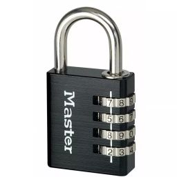 MASTER LOCK Padlock Aluminium Padlock 6 mm Shackle 40 mm Body, 7640EURDBLK-image-56