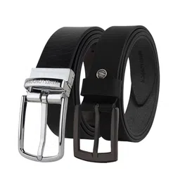 Hayes London Men 2 Leather Reversible Formal Belt-image-86