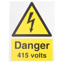 RS PRO Electrical Hazard Warning Sign (English) Model No 9175403-image-55