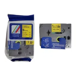 Evident Lable Tape 6 mm Black on Yellow TZI-611-image-79