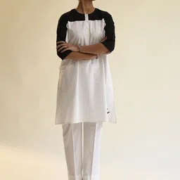 Raas by Ekta Pure Cotton Round Neck Top With Trouser Co-Ords-image-23