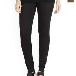 HRINKAR Women Pack Of 2 Slim Fit Churidar-Length Leggings-image-52