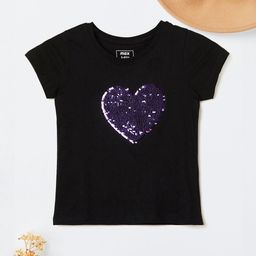 max Girls Abstract Printed Cotton T-shirt-image-37