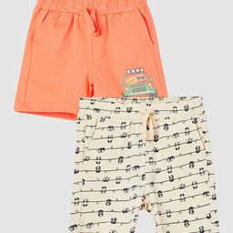 Juniors by Lifestyle Boys Pack of 2 Printed Shorts-image-58