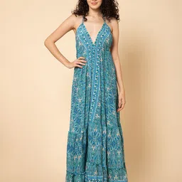 Aditi Wasan Bohemian Print Maxi Dress-image-72