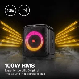 JBL 100 W Partybox Encore Essential Black Portable Bluetooth Party Speaker image 3