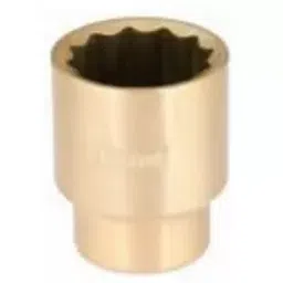De Neers 50 mm Non Sparking Beryllium Copper 19.05 mm (3/4 Inch) Drive Socket, NS-B-C-S 50-7