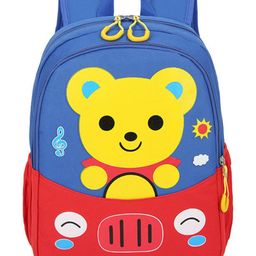SYGA Children's School Bag Bear Cartoon Backpack Blue - 13 inches-image-87